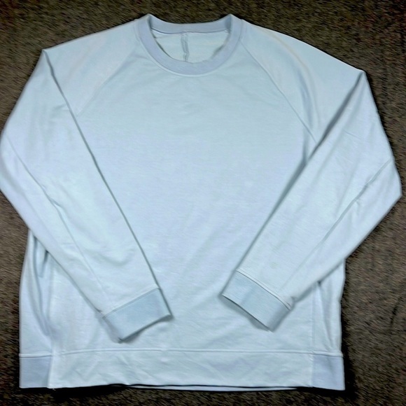 lululemon athletica Other - City sweat xxl crew chambray blue sweatshirt